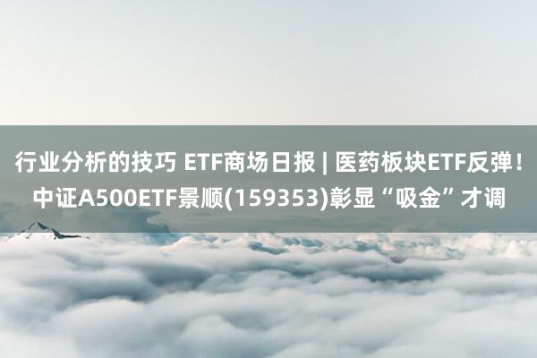 行业分析的技巧 ETF商场日报 | 医药板块ETF反弹！中证A500ETF景顺(159353)彰显“吸金”才调