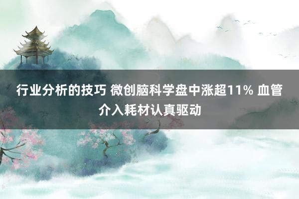 行业分析的技巧 微创脑科学盘中涨超11% 血管介入耗材认真驱动