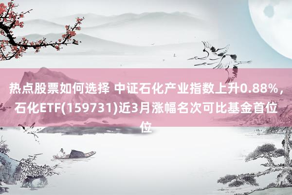 热点股票如何选择 中证石化产业指数上升0.88%，石化ETF(159731)近3月涨幅名次可比基金首位